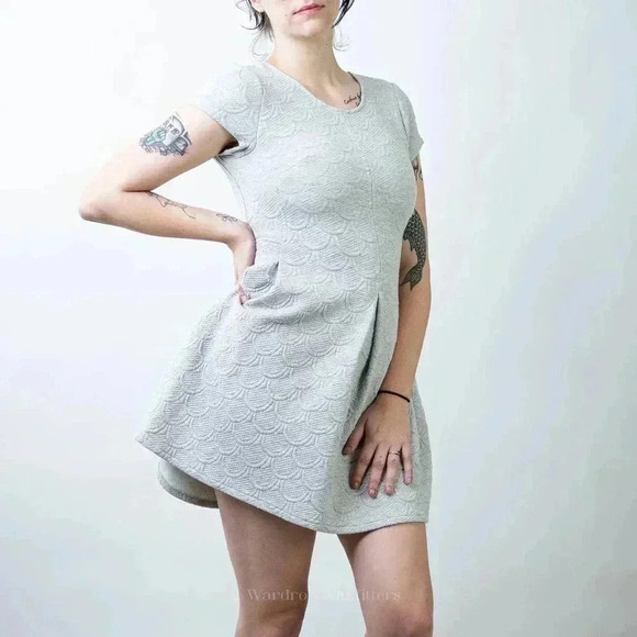 Annabella Blue A-Line Dress - S - Picture 2 of 6